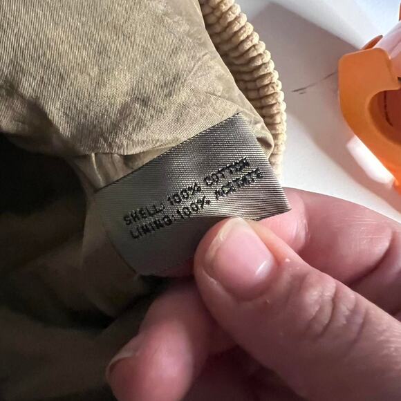 Vintage khaki Vest |corduroy | Buttons |Y2k Country Western - Picture 5 of 8